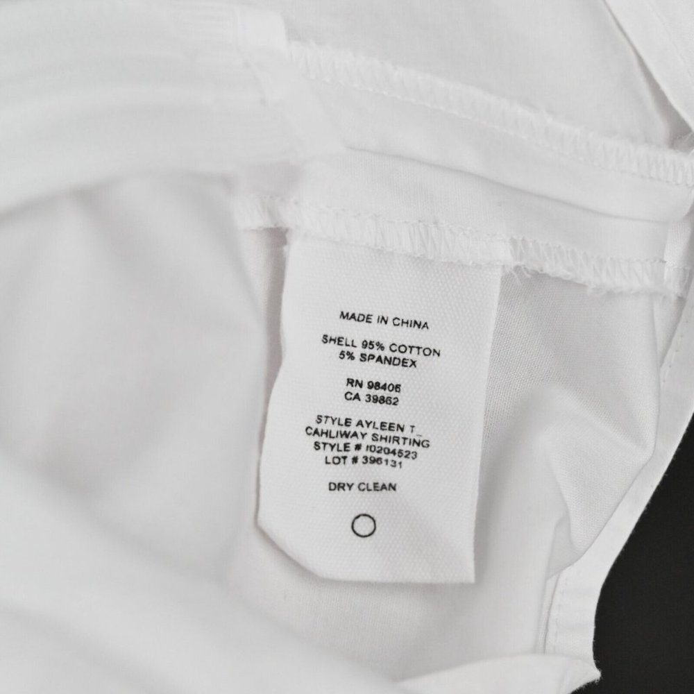Theory White Ruffle Cami Top - Picture 9 of 9